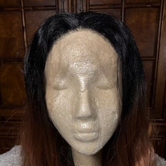 NWOT Ombre 30" Super Dense Lace Front Part Loose Wavy Synthetic Wig - Picture 2 of 16